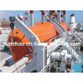 Totally Enclosed Tanker Using Lifeboat and Garavity Davit